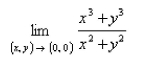 Use polar coordinates to find the limit.  