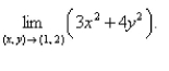 Select the correct Answer: for each question. -Find the limit   A) 52 B) 16 C) 73 D) 19