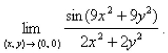 Select the correct Answer: for each question. -Find the limit   Hint: If   if and only if   A)    B) 0 C)    D) 1