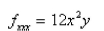 Select the correct Answer: for each question. -Find the indicated partial derivative.   A)    B)    C)    D)    E)   