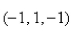 Select the correct Answer: for each question. -Suppose that over a certain region of space the electrical potential V is given by   Find the rate of change of the potential at   in the direction of the vector   A)    B)    C) 44 D) 20 E) -0.96