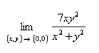 Select the correct Answer: for each question. -Evaluate the limit.   A) 2 B) the limit does not exist C)    D) 1 E) 0