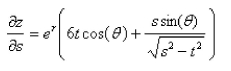 Select the correct Answer: for each question. -Use the Chain Rule to find     A)    B)    C)    D)    E)   