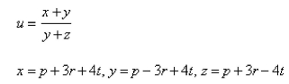 Select the correct Answer: for each question. -Use the Chain Rule to find     A)    B)    C)    D)    E)   