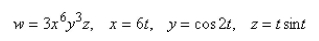 Select the correct Answer: for each question. -Use the Chain Rule to find     A)    B)    C)    D)   