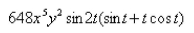 Select the correct Answer: for each question. -Use the Chain Rule to find     A)    B)    C)    D)   