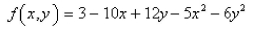 Select the correct Answer: for each question. -At what point is the following function a local maximum?   A)    B)    C)    D)    E)   