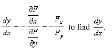 Use the equation    