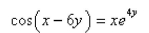 Use the equation    