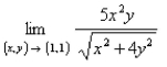 Evaluate the limit.  