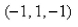 Suppose that over a certain region of space the electrical potential V is given by   Find the rate of change of the potential at   in the direction of the vector   Select the correct Answer A)    B)    C) 44 D) 20 E) -0.96
