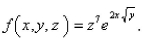 Find the gradient of the function  