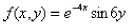 Find and classify the relative extrema and saddle points of the function   for   and  