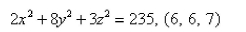 Find the equation of the normal line to the given surface at the specified point.  