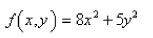 At what point is the following function a local minimum?   Select the correct Answer A)    B)    C)    D)    E)   