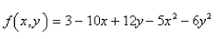 At what point is the following function a local maximum?  