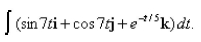 Find the integral  