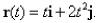 Find the unit tangent and unit normal vectors   for the curve C defined by   Sketch the graph of C  