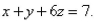 Find a vector function describing the curve of intersection of the cylinder   and the plane  