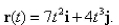 Given   a.Find   b.Sketch the curve defined by r and the vectors   and   on the same set of axes.