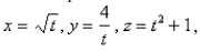 Select the correct Answer: for each question. -Use Simpson's Rule with n = 4 to estimate the length of the arc of the curve with equations   from   Round yourAnswer to four decimal places. A)    B)    C)    D)    E) None of these