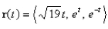 Select the correct Answer: for each question. -The curvature of the curve given by the vector function   is   Use the formula to find the curvature of   at the point   A)    B)    C)    D)    E)   