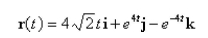 Select the correct Answer: for each question. -Find the speed of a particle with the given position function.   A)    B)    C)    D)    E)   