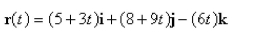Select the correct Answer for each question. -Reparametrize the curve with respect to arc length measured from the point where   in the direction of increasing     A)    B)    C)    D)    E)   