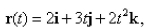 Select the correct Answer for each question. -Let C be a smooth curve defined by   and let   and   be the unit tangent vector and unit normal vector to C corresponding to t.The plane determined by T and N is called the osculating plane.Find an equation of the osculating plane of the curve described by   at   A)    B)    C)    D)   