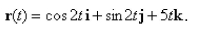 Select the correct Answer for each question. -The torsion of a curve defined by   is given by   Find the torsion of the curve defined by   A)    B)    C)    D)   