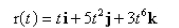 Select the correct Answer for each question. -Find the speed of a particle with the given position function.   A)    B)    C)    D)    E)   