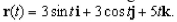 Find the scalar tangential and normal components of acceleration of a particle with position vector   Select the correct Answer A)    B)    C)    D)   