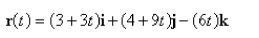 Reparametrize the curve with respect to arc length measured from the point where   in the direction of increasing .  