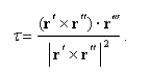 The torsion of a curve defined by   is given by   Find the torsion of the curve defined by  