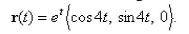 Find the scalar tangential and normal components of acceleration of a particle with position vector  