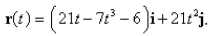A particle moves with position function   Find the tangential component of the acceleration vector.Select the correct Answer A)    B)    C)    D)    E)   