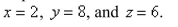 Write inequalities to describe the solid rectangular box in the first octant bounded by the planes  