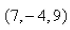 Find an equation of the sphere that passes through the point   and has center  