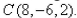 Find the length of the median of side AB of the triangle with vertices    