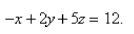 Find the equation of the line through   and perpendicular to the plane  