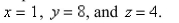Write inequalities to describe the solid rectangular box in the first octant bounded by the planes  