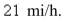 A woman walks due west on the deck of a ship at mi/h.The ship is moving north at a speed of   Find the speed of the woman relative to the surface of the water.Round the result to the nearest tenth.