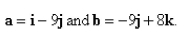Calculate the given quantities if    