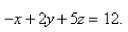 Find the equation of the line through   and perpendicular to the plane  