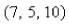Select the correct Answer: for each question. -Find the work done by a force   that moves an object from the point   to the point   along a straight line.The distance is measured in meters and the force in newtons. A)    B)    C)    D)    E)   