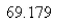 Select the correct Answer: for each question. -Find   correct to three decimal places where   A)    B)    C)    D)    E)   