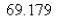 Select the correct Answer: for each question. -Find   correct to three decimal places where   A)    B)    C)    D)    E)   