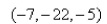 Select the correct Answer for each question. -Find that the midpoint of the line segment from   A)    B)    C)    D)    E)   
