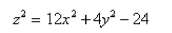 Select the correct Answer for each question. -Reduce the equation to one of the standard forms.   A)    B)    C)    D)    E)   