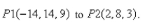 Find that the midpoint of the line segment from  